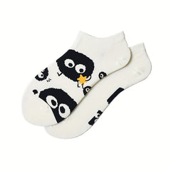 Men's Pattern Liner Anklets Cotton Blend Socks