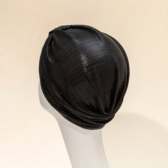 Solid Turban Cap Head Wrap Elastic Hijab Bonnet Women Bandana Beanies