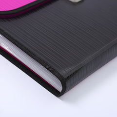Portable Test Paper Bag Data Folder Storage Clip Accordion Bag