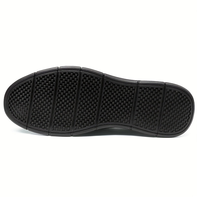 Men's Leather Dress Loafer Shoes Comfy Slip-On Shoes