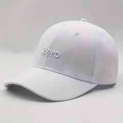 Zero Embroidery Baseball Cap Unisex Dad Hat Outdoor Sun Hat