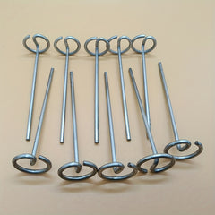 10PCS G Type Turf Nails Ground Stake for Gardening Grass Cloth