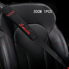 Car Seat Belt Shoulder Protector Embroidered Cover - Universal