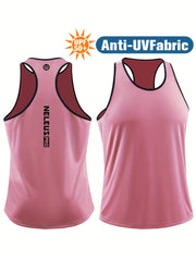Men's UPF 50 Sun Protection Athletic Vest for Running