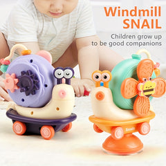 Baby Bath Toy with Suction Cup Spinning Top