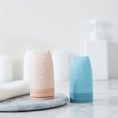 Silicone Refill Bottle - Travel Shower Gel Shampoo Moisture