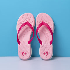 Women's Soft Sole Flat Flip Flops Beach Slides Shoes Casual Outdoor Slippers