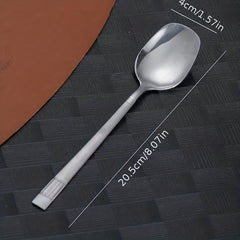 12pcs Stainless Steel Couples Long Handle Ice Tea Spoon