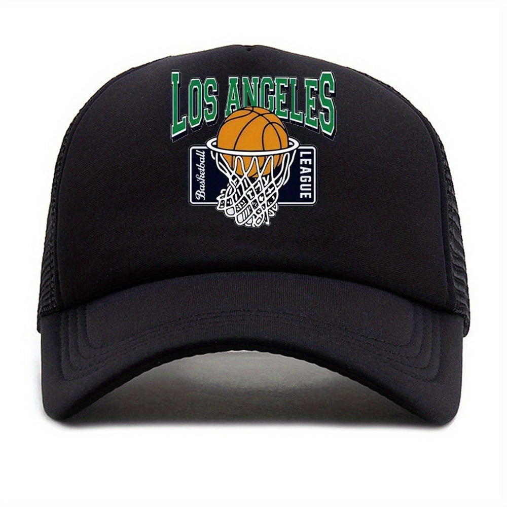 Adjustable Baseball Cap with Mouth Embroidery for Mountaineering