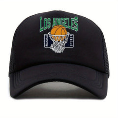 Adjustable Baseball Cap with Mouth Embroidery for Mountaineering