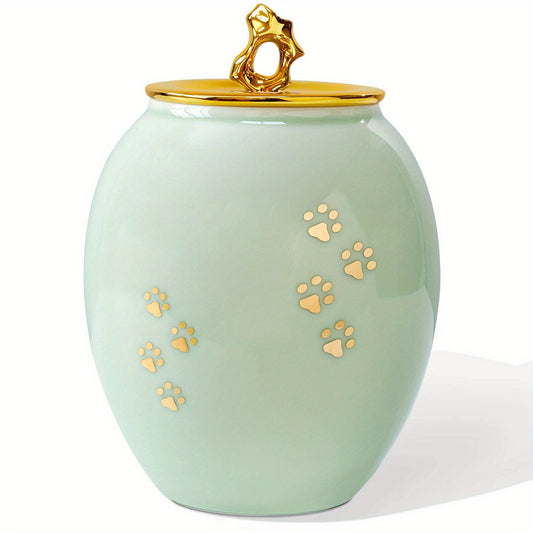 Pet Ceramic Urn Dog Ashes Container Ashes Holder Memorial Cremation Urns