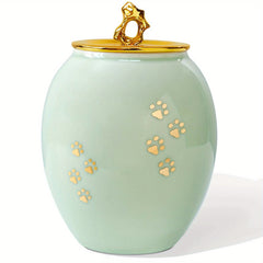 Pet Ceramic Urn Dog Ashes Container Ashes Holder Memorial Cremation Urns