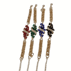 4pcs Resin Flower Bracelet Set for Women