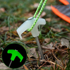 Luminous Nail Camping Tent Peg Wind Rope Nail Steel Nail Accessories