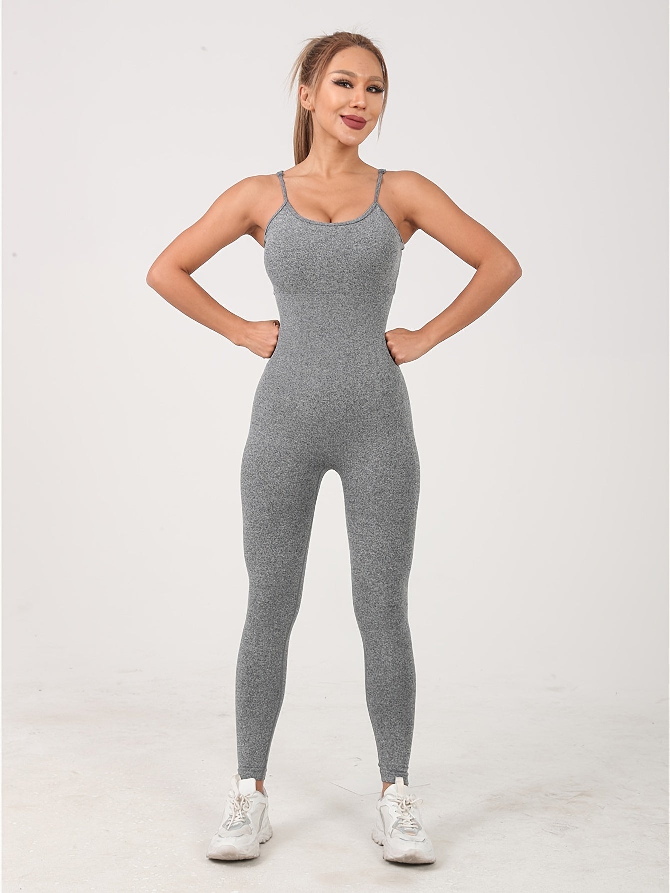 Yoga Jumpsuit Sleeveless Seamless Sports Bodysuit Women's Activewear