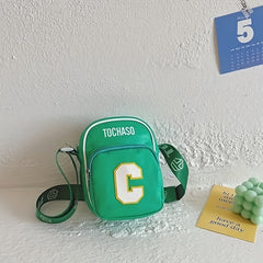 Casual PU Leather Crossbody Bag For Boys