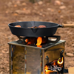 Portable Wood Stove for Camping Picnic BBQ Lightweight Kitchenware