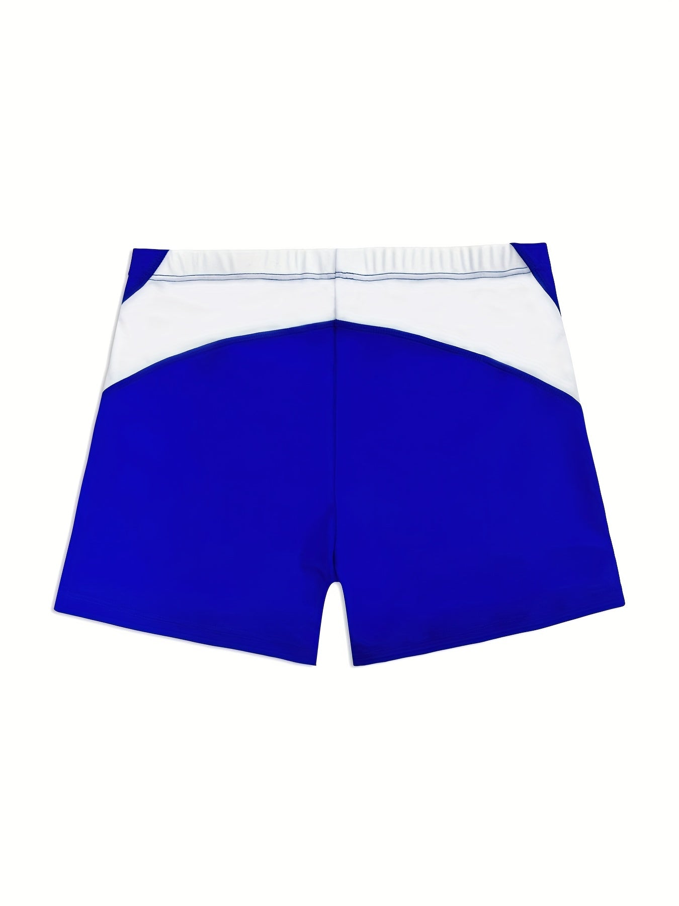 Men's Block Swim Trunks Vintage Style High Stretch Breathable Fabric