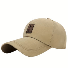 Men's Sunscreen Large Brim Canvas Baseball Cap Spring Summer