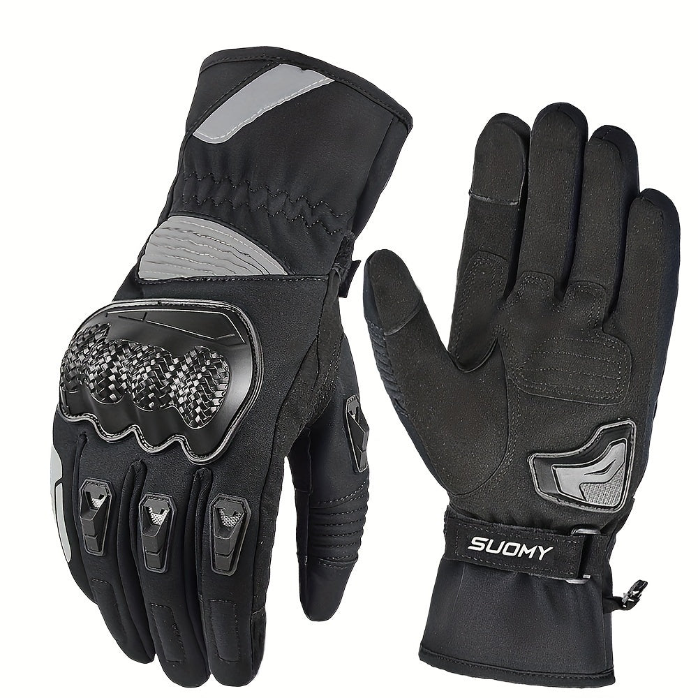 Waterproof Motorcycle Gloves with Touch Screen - Stay Warm & Dry This Winter