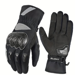 Waterproof Motorcycle Gloves with Touch Screen - Stay Warm & Dry This Winter