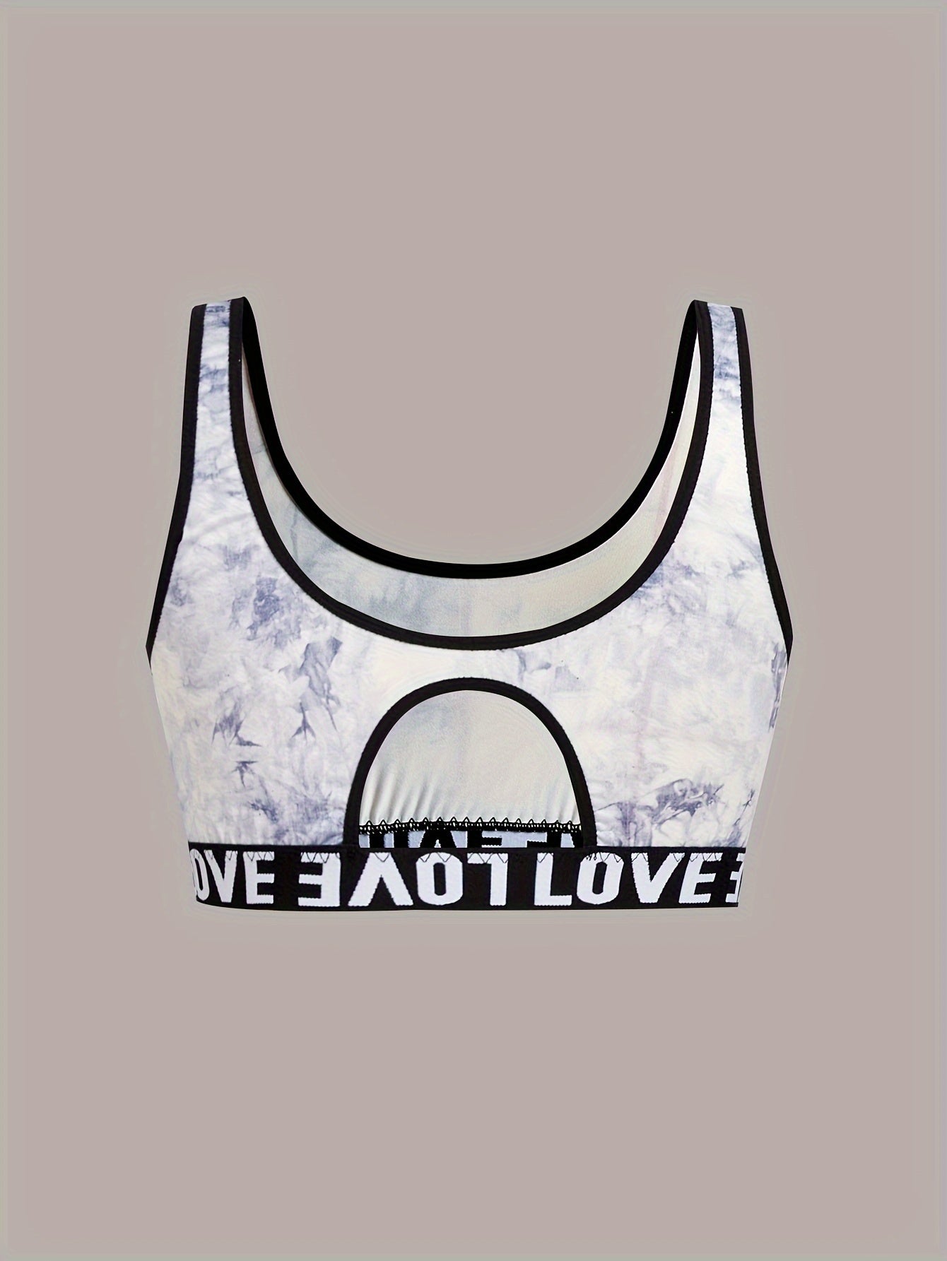 Letter Print Sleeveless Top Women's Sleepwear