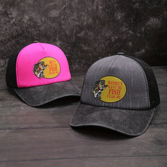 Breathable Trucker Hat with Sun Protection for Outdoor Activities