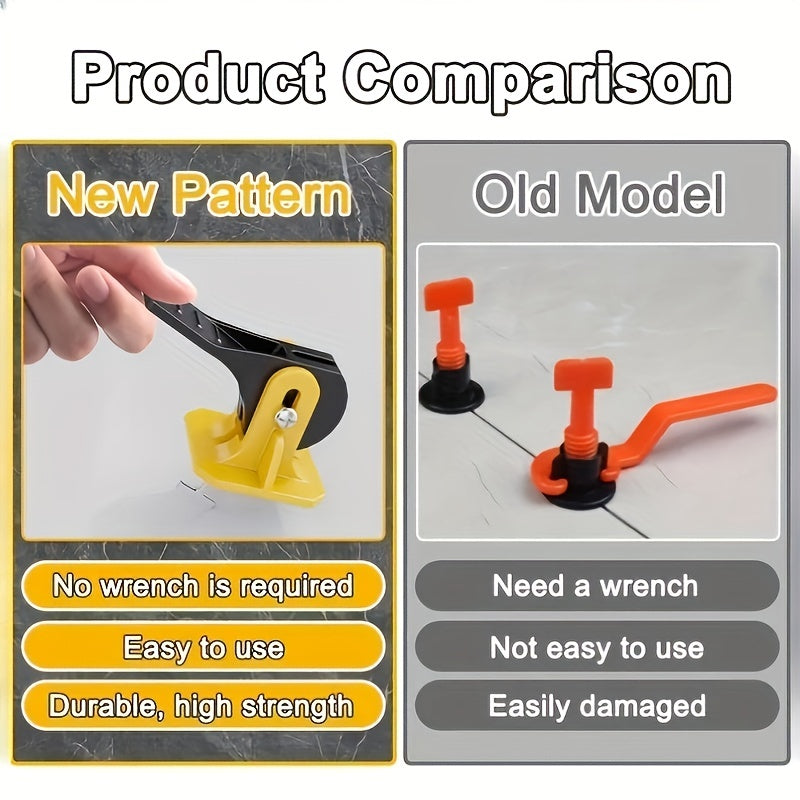 50pcs Tile Leveling System Reusable Floor Wall Tile Leveling Tool