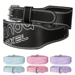 Weightlifting Belt Sports Waist Support Squat Hard Pull Leather Protective Belt