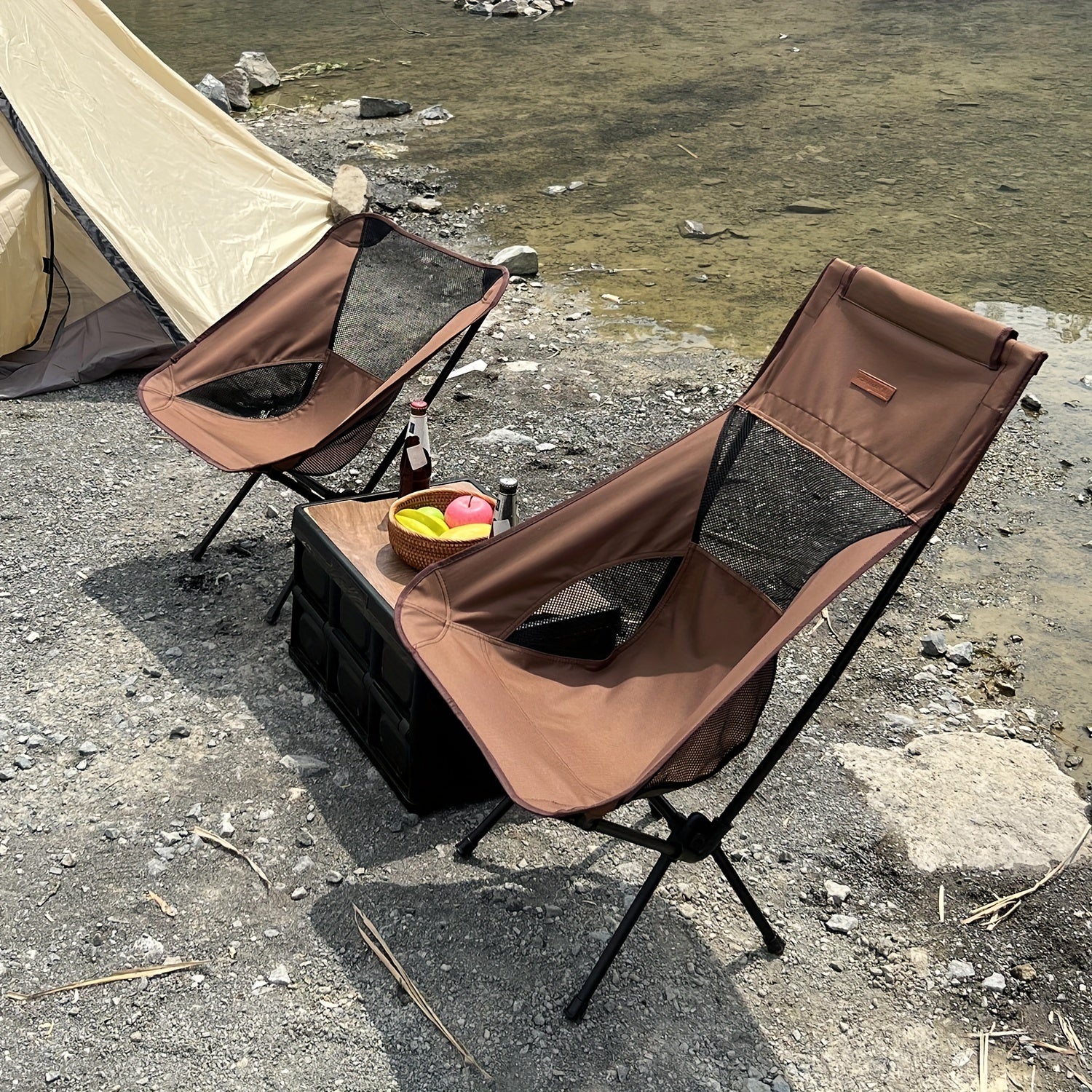 Ultralight Folding Moon Chair for Camping and Fishing