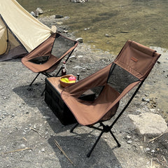 Ultralight Folding Moon Chair for Camping and Fishing