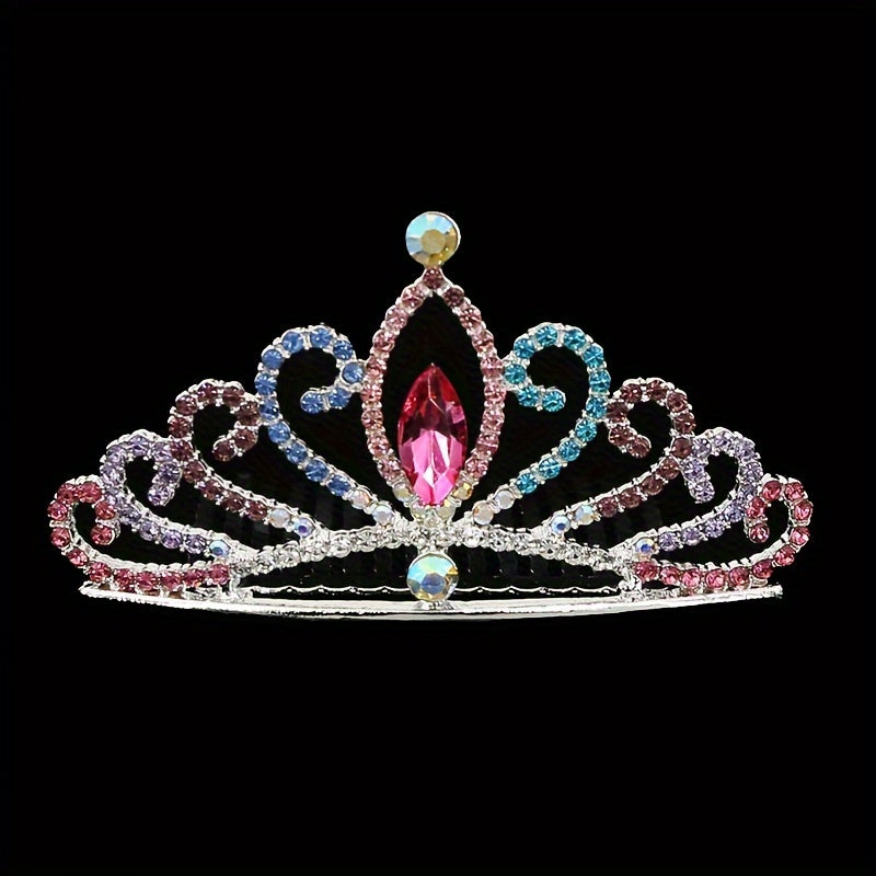 Rhinestones Bridal Headdress Princess Crown Hair Accessories