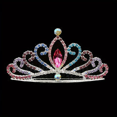 Rhinestones Bridal Headdress Princess Crown Hair Accessories