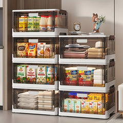 Foldable Storage Box Magnetic Suction for Clothes and Shoes
