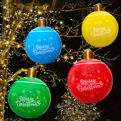 1pc Inflatable Christmas Ball Yard Decoration Toy