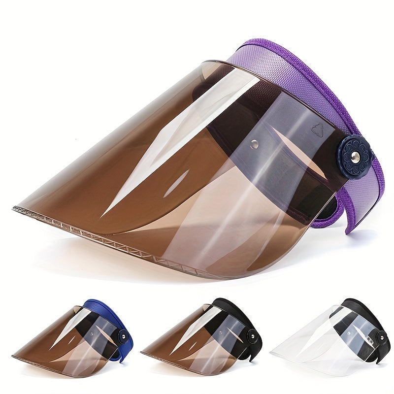 Adjustable Wide Brim Sun Visor Hat for Women Men