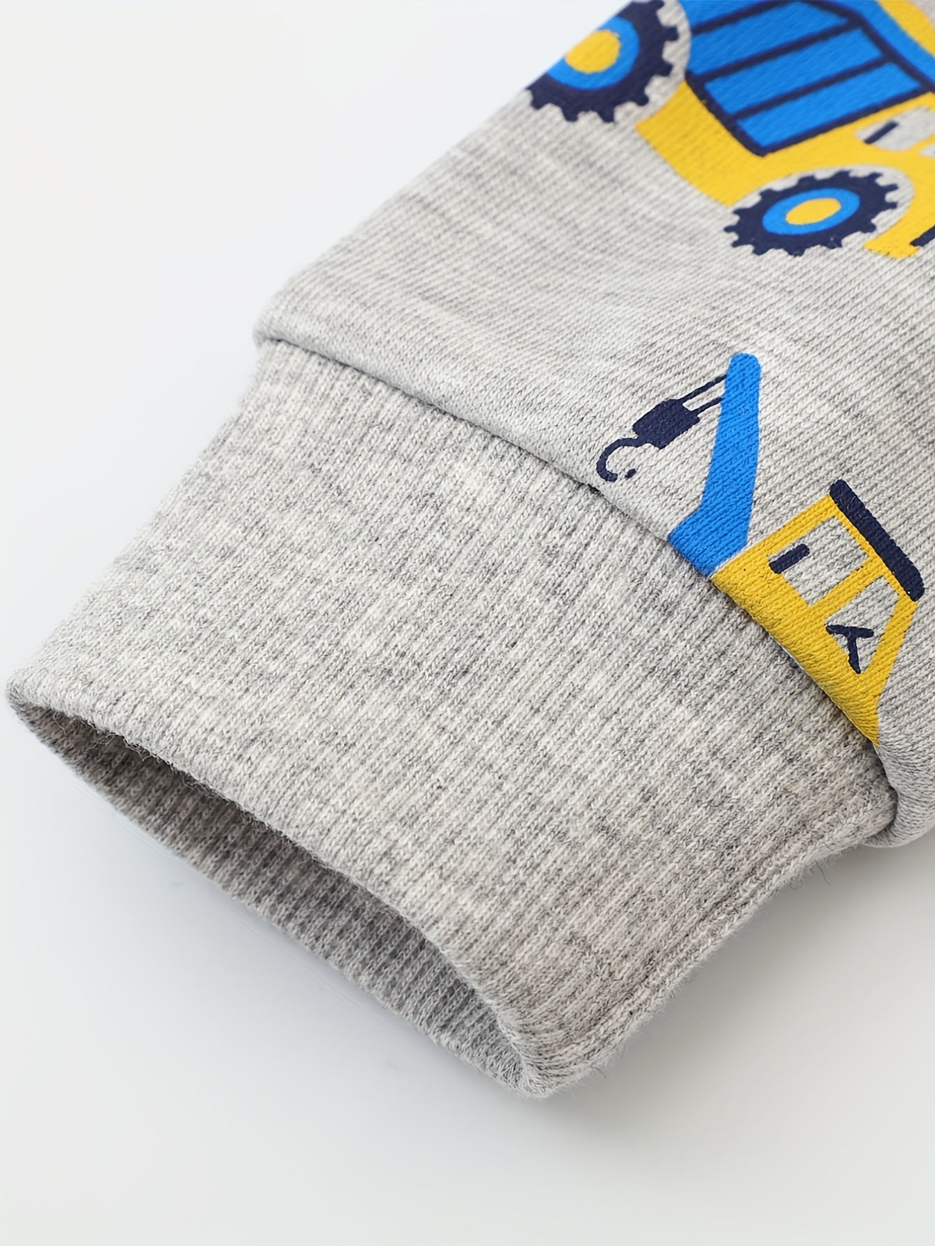 Kids Cartoon Truck Digger Sweatshirt