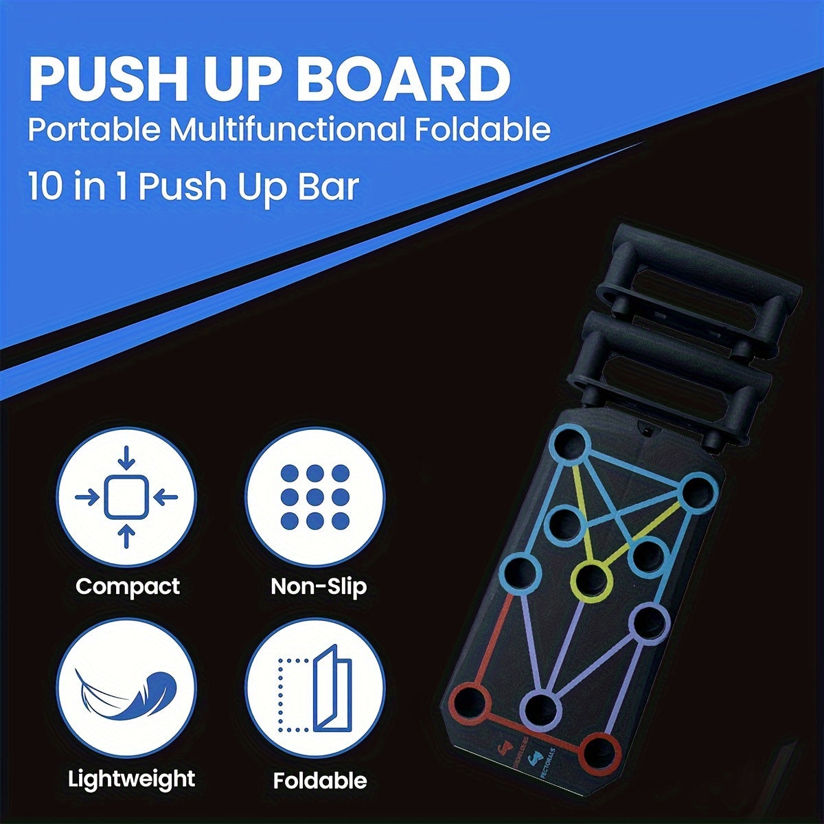 10-in-1 Push Up Board for Home Gym Workout