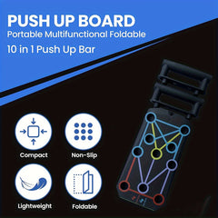 10-in-1 Push Up Board for Home Gym Workout