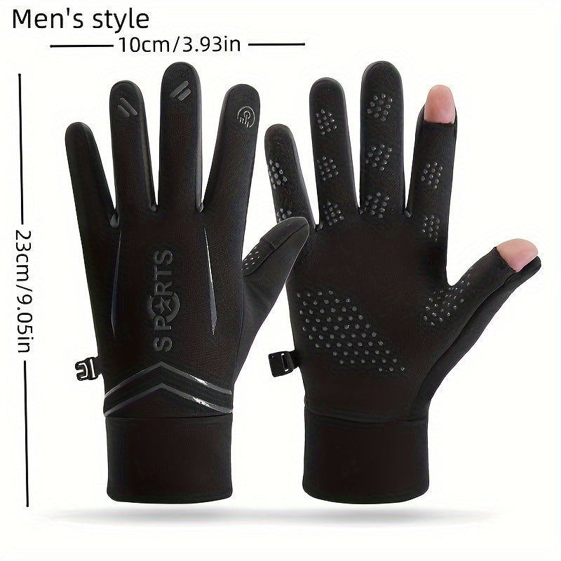 Winter Warm Gloves Driving & Riding Non-slip Windproof Waterproof