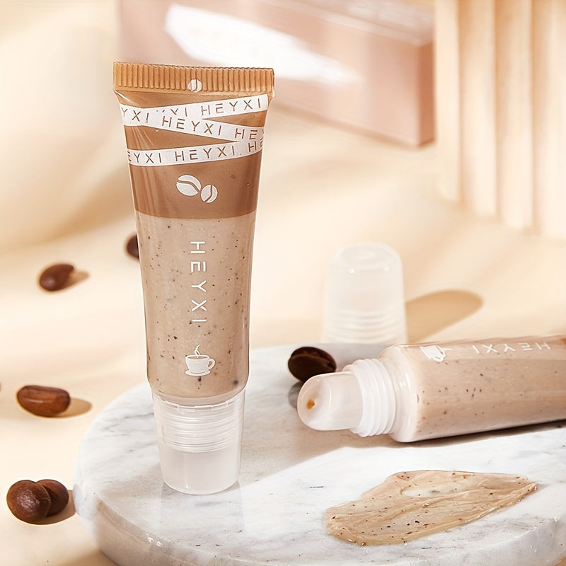 HEYXI Coffee Lip Scrub Exfoliate Soft Dewy Lip