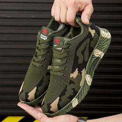 Men's Camo Lightweight Casual Shoes Non Slip Sneakers