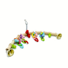 Colorful Bamboo Style Parrot Chew Toy