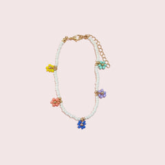 Colorful Flower Children's Anklet Gift Kids Accessories