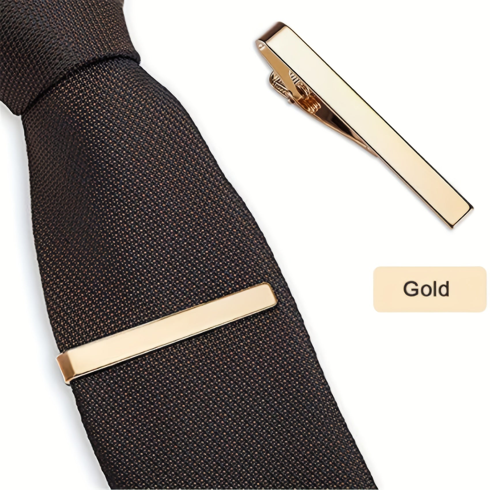 Classic Silver Tie Clip for Men