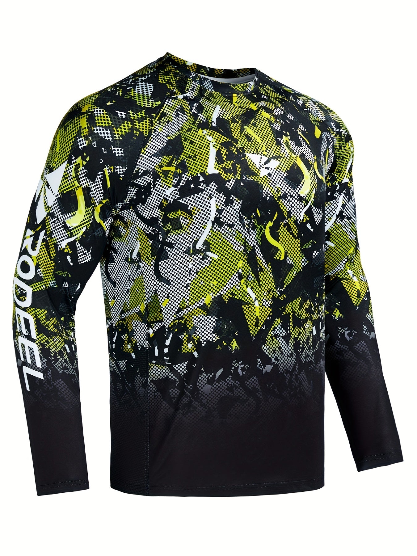 Men's Camo UPF 50 Sun Protection Shirt Long Sleeves