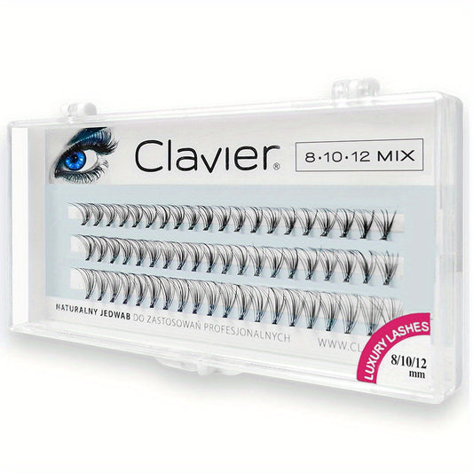 Natural C Curling False Eyelashes 60 Clusters Segmented Lashes