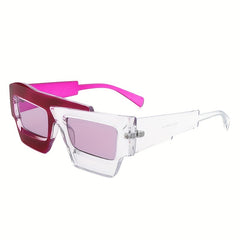 Y2K Irregular Frame Sunglasses Block Glasses UV400
