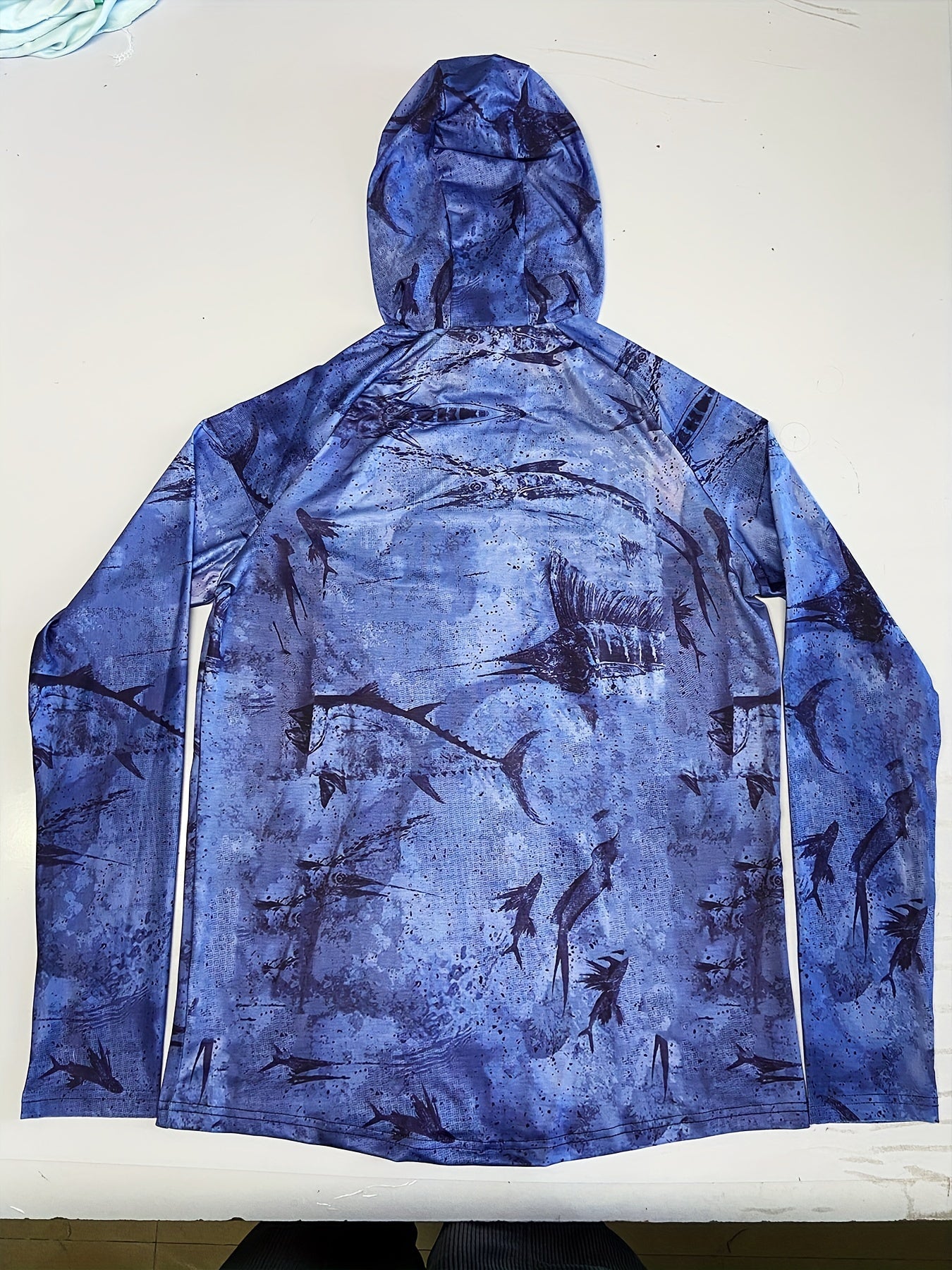 Men's UPF 50 Sun Protection Hoodie With Mask Long Sleeve