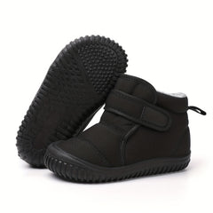 Girl's Warm Snow Boots Cozy Fleece Lined Non-slip Ankle Boots